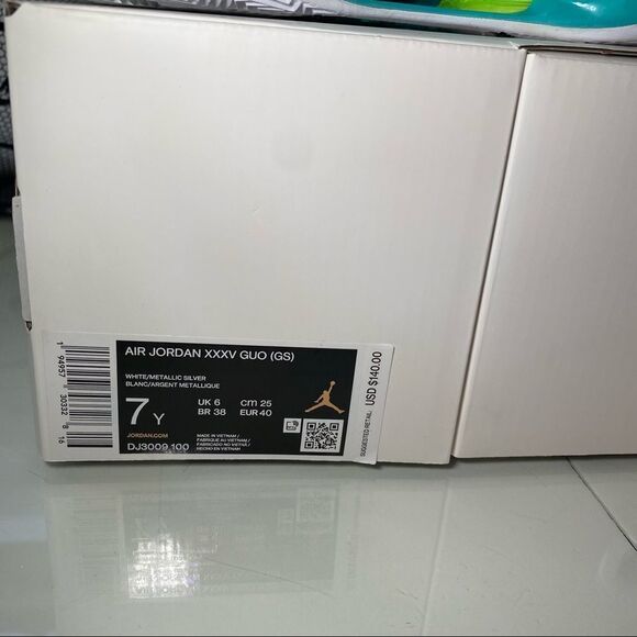 🆕 Guo Ailun x Air Jordan 35 GS 'Jade' - Picture 12 of 13